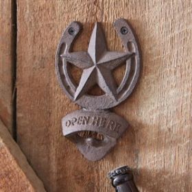 Western Wall Mounted Bottle Opener